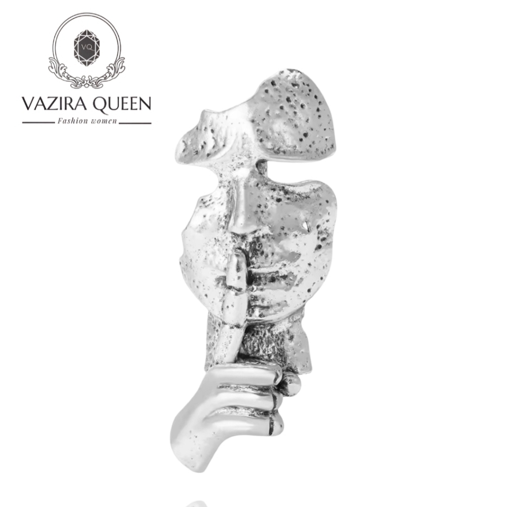 VQ Face Brooch